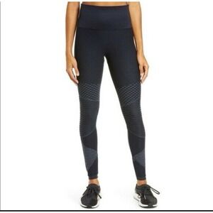 SPANX‎ Black LOOK AT ME NOW Moto Style Leggings, Size Small NWOT